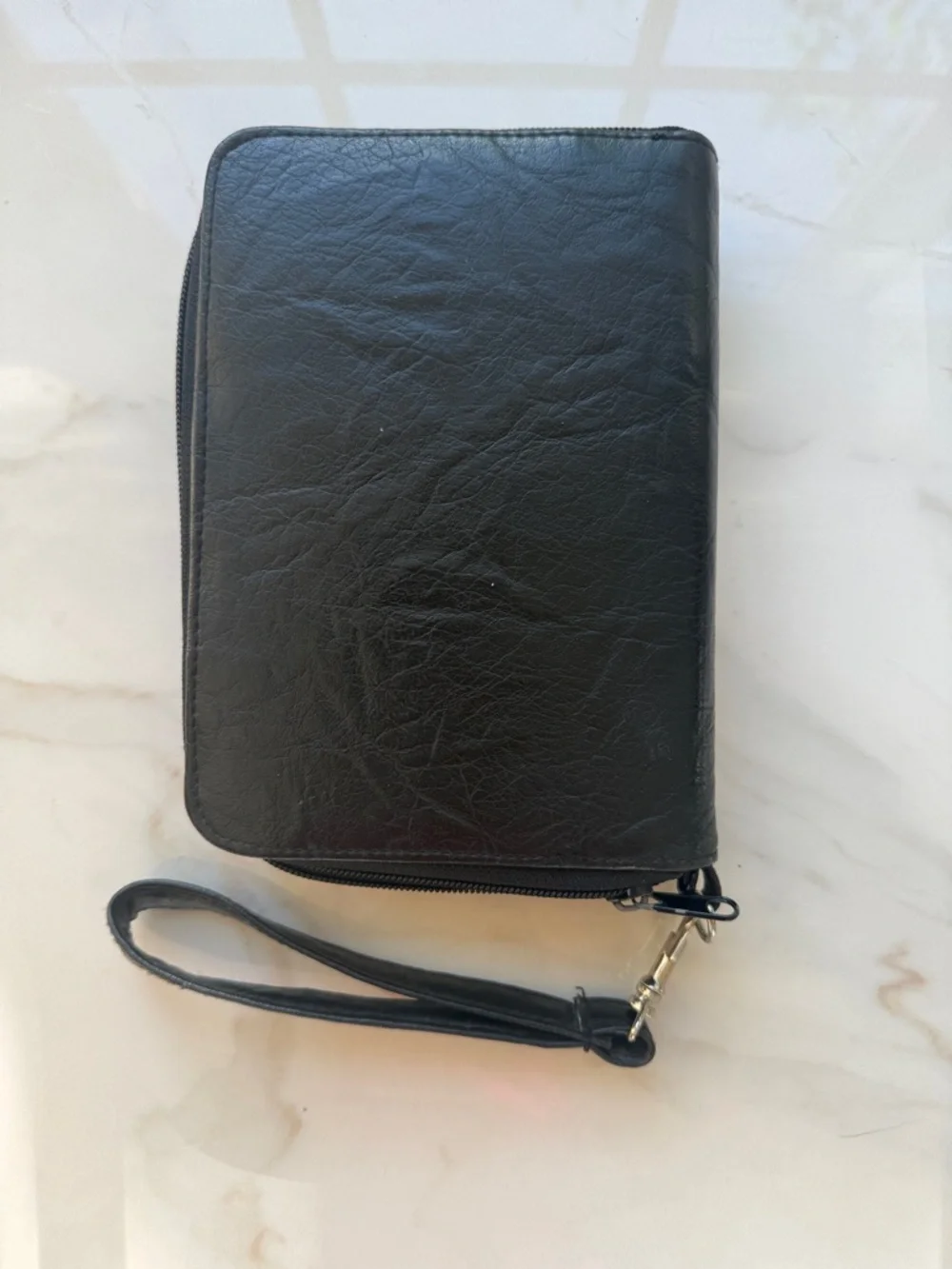 Vintage Black Executive Organizer Binder Wallet / Planner